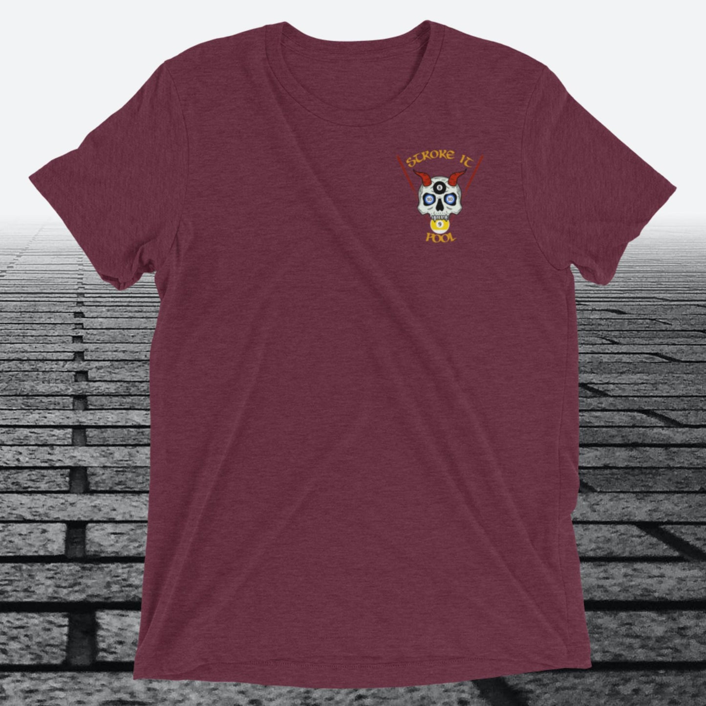 Felt Up with Logo on the front, Tri-blend t-shirt